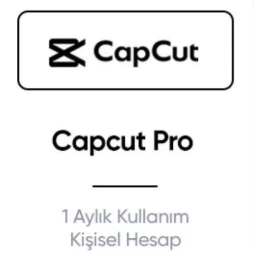  1 Aylık  Capcut Pro Üyelik